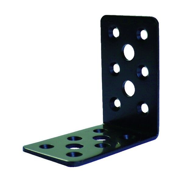 マルチ金物L型ブラック2.3×40×65×65