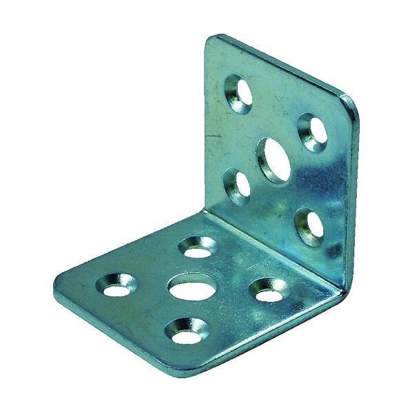 マルチ金物L型ユニクロメッキ2.3×40×42×42 95 x 69 x 66 mm 69122 1点