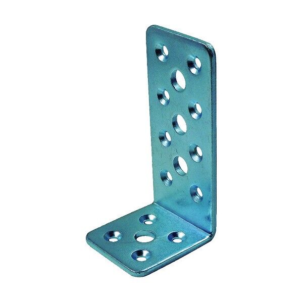 マルチ金物Ｌ型不等辺ユニクロメッキ３．２×４０×９０×４５ 96 x 189 x 70 mm 69123 1点