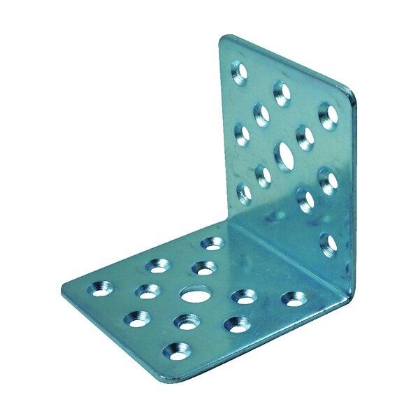 マルチ金物L型ユニクロメッキ2.3×60×65×65