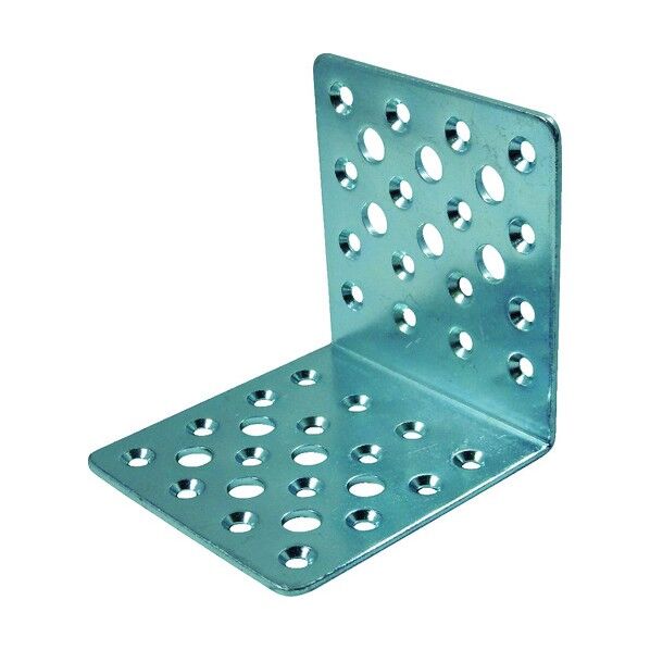 マルチ金物L型ユニクロメッキ2.3×80×85×85