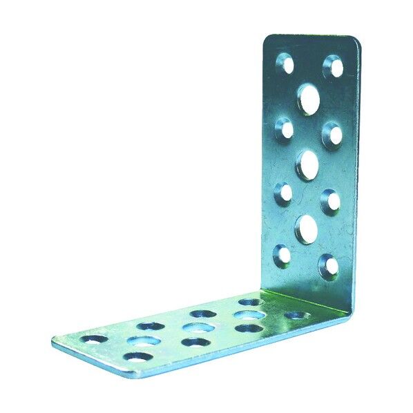 マルチ金物L型ユニクロメッキ2.3×40×85×85