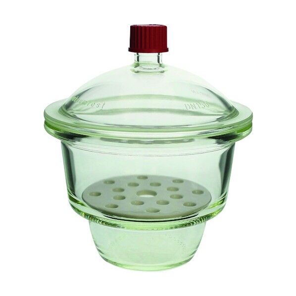 ねじ口デシケーター 白