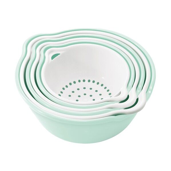 やわらか バスケット ニュードットE ホワイト 1