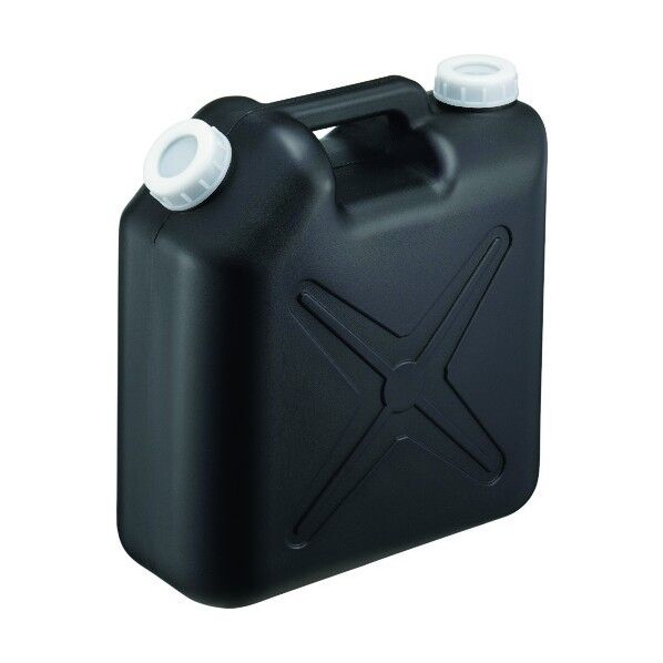 扁平缶10Lブラックノズルなし 0206BK 1点