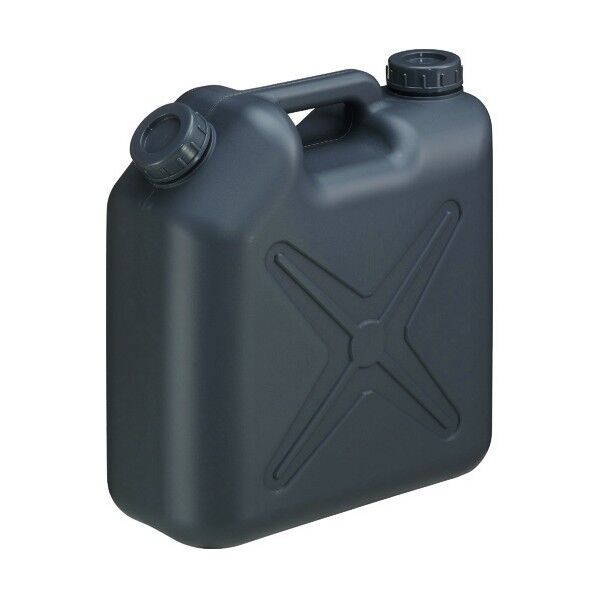 扁平缶10Lグレーノズルなし 0206GY 1点