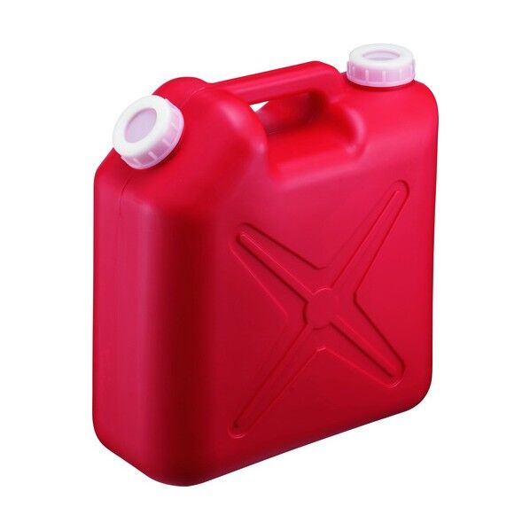 扁平缶10Lレッドノズルなし 0206R 1点