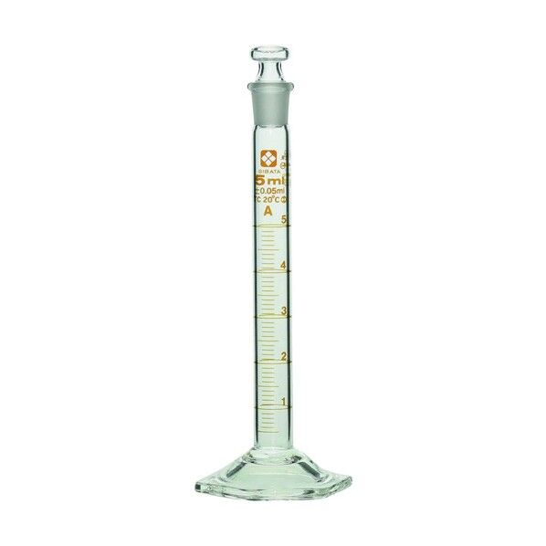 有栓メスシリンダー スーパーグレード 5mL 有栓タイプ
