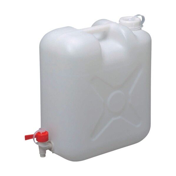 瑞穂化成工業 扁平缶 片口 ケミカルコック付 20L 0317 1個