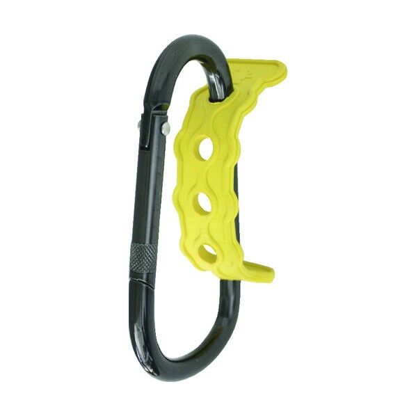 ラバーロック付カラビナ