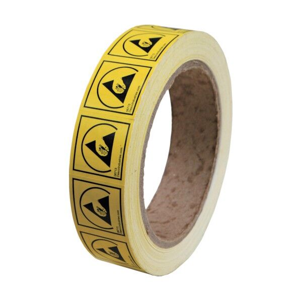 ラベル ESD保護シンボルマーク 2.5X2.5cm