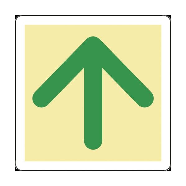 蓄光避難誘導ステッカー標識