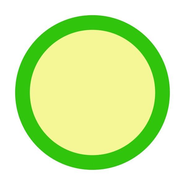 蓄光 D 蓄光マーキングステッカー40mmΦ エンビ床用