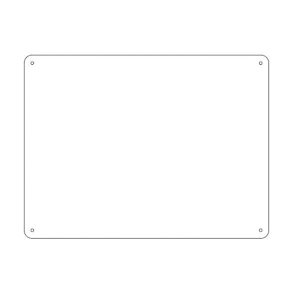 スチール無地板 スチール‐35(白)普通山型 300×225×0.5mm 58351 1点