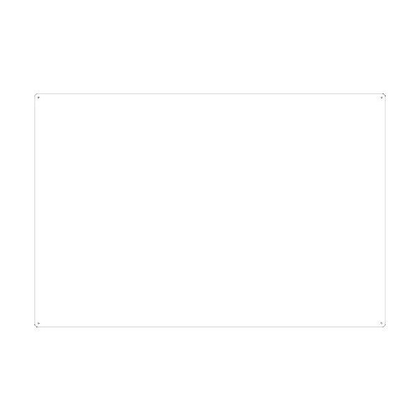 スチール無地板 スチール‐21(白)平板 900×600×0.8mm 58211 1点