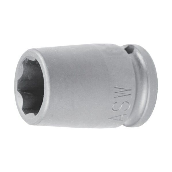マグネット付きインパクト用ソケット 対辺17 差込角9.5 71106 1点
