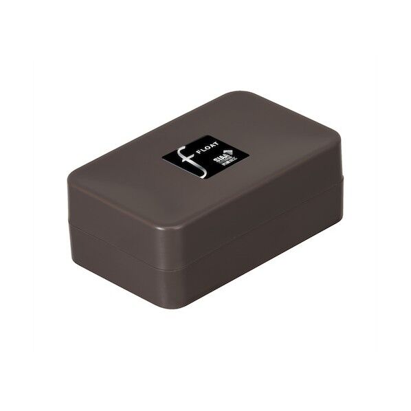 新輝合成 フロート石けん箱 水切り皿付 ブラウン 07752 1点...