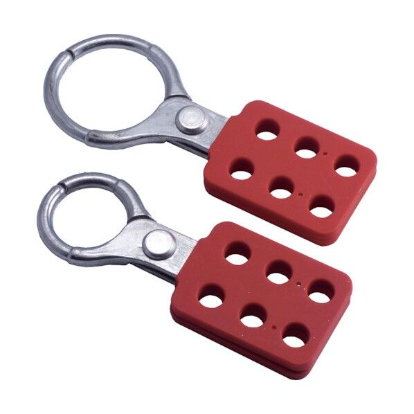 ロックアウト用難燃性マルチハスプ 6穴 φ38mm 90120 1点