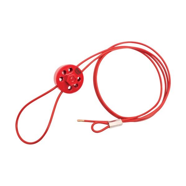 ロックアウト用ケーブルロック 6穴 1.5m 90297 1点