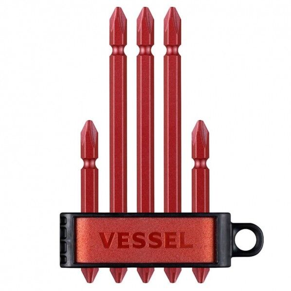 両頭ビット5本組プレミアム赤 A145P-PRE 5本...