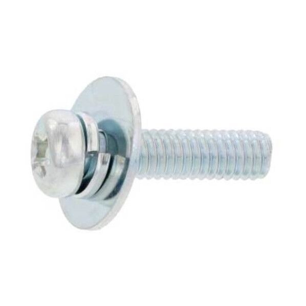 組込みねじ (+)ナベPD=3(鉄(または標準)・三価ホワイト) M4×10 10-00-0009-0040-0100-03 1000本