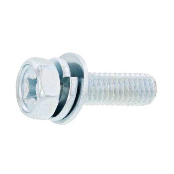 組込みねじ (+)アプセットP=3(鉄(または標準)・三価ホワイト) M8×100(全ねじ) 10-00-0103-0080-1000-03 50本