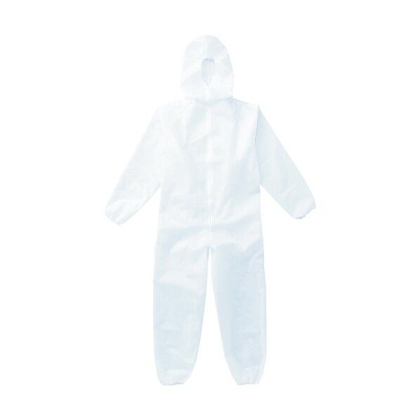 簡易保護服100-009 ホワイト 5L 100-009-5L 1着