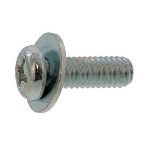 組込みねじ (+)スリムPANヘッドP=1(鉄(または標準)・三価ホワイト) M4×8 10-00-A001-0040-0080-03 1000本