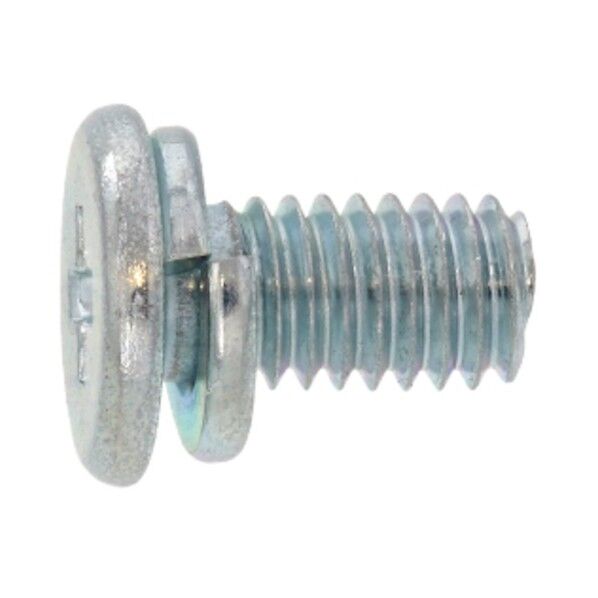 組込みねじ (+)スリムヘッドP=2(鉄(または標準)・三価ホワイト) M4×10 10-00-A302-0040-0100-03 1000本