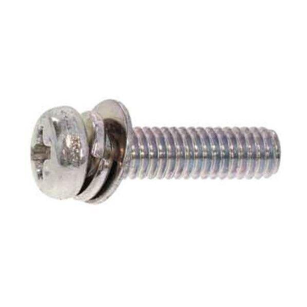 組込みねじ ピタック(+)ナベP=4(鉄(または標準)・三価ホワイト) M4×7 10-00-P004-0040-0070-03 2000本