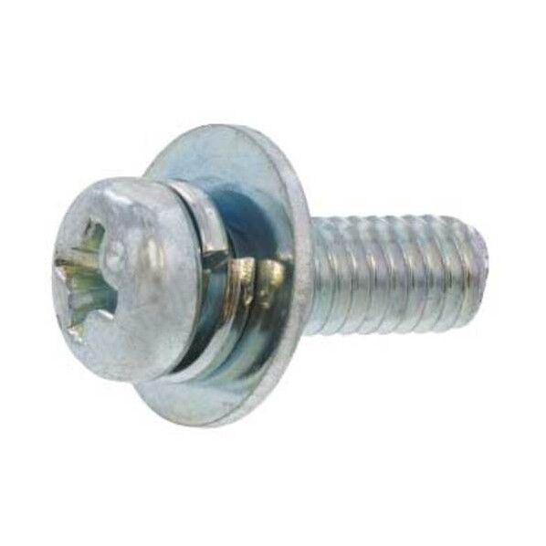 組込みねじ ペラウス(+)ナベP=3(鉄(または標準)・三価ホワイト)薄板用 M3×6 10-00-Q003-0030-0060-03 1500本