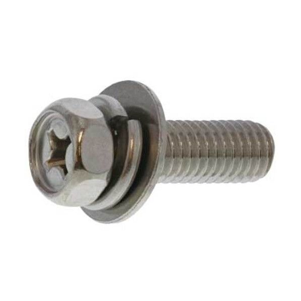 組込みねじ (+)小形アプセットP=3(SUS(ステンレス)・生地(または標準)) M8×30 10-02-01K3-0080-0300-00 100本