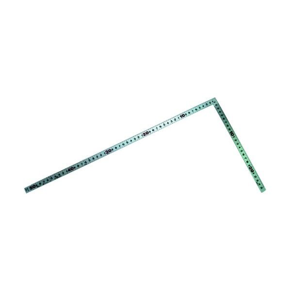 曲尺平ぴた裏面1尺6寸併用目盛(さしがね) シルバー 50cm 10033 1点