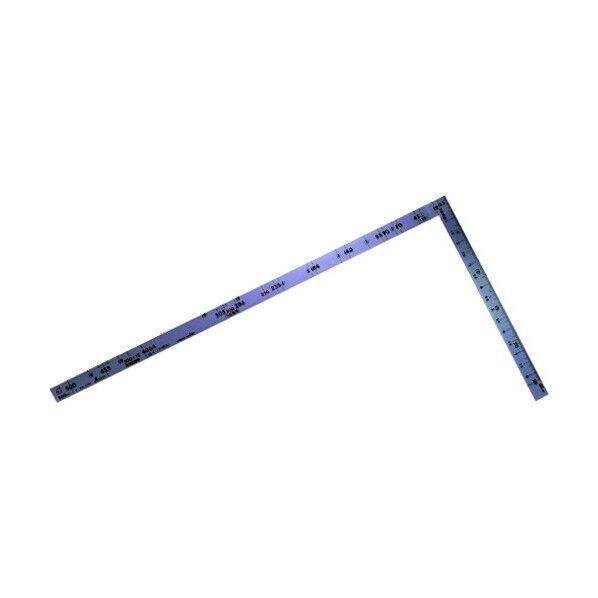 曲尺 2×4 裏面1尺5寸巾19mm(さしがね) シルバー 10056 1点