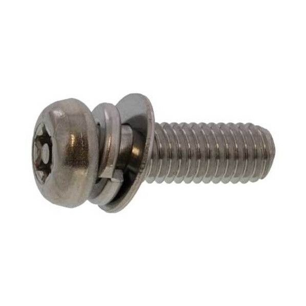 組込みねじ TRXタンパー ナベP=4 SUS(ステンレス)・生地(または標準) M6×16 10-02-T104-0060-0160-00 200本