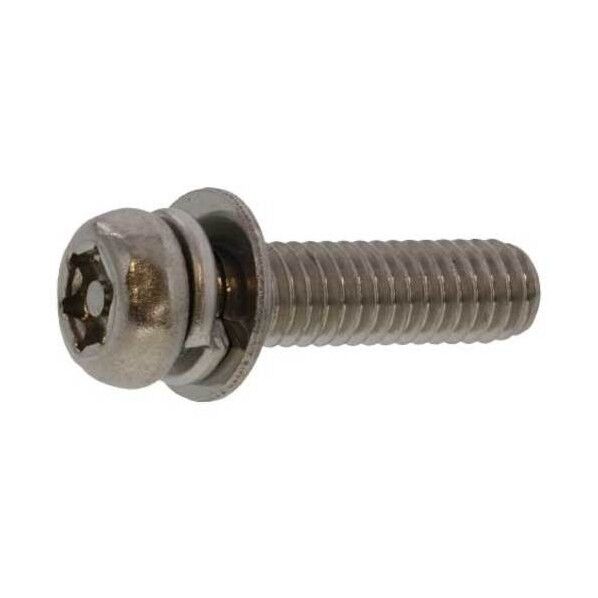 組込みねじ TRXタンパー ナベI=4 SUS(ステンレス)・生地(または標準) M4×16 10-02-T114-0040-0160-00 500本