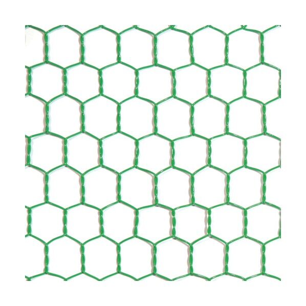 ビニール 亀甲金網 グリーン #20(0.85mm)x26mm / 910mmx30M 10160230 1巻
