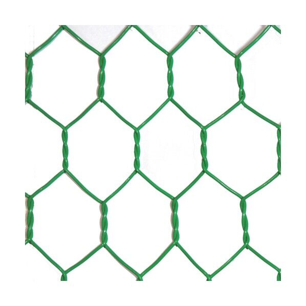 ビニール 亀甲金網 グリーン #14(1.9mm)x26mm / 910mmx15M 10160200 1巻
