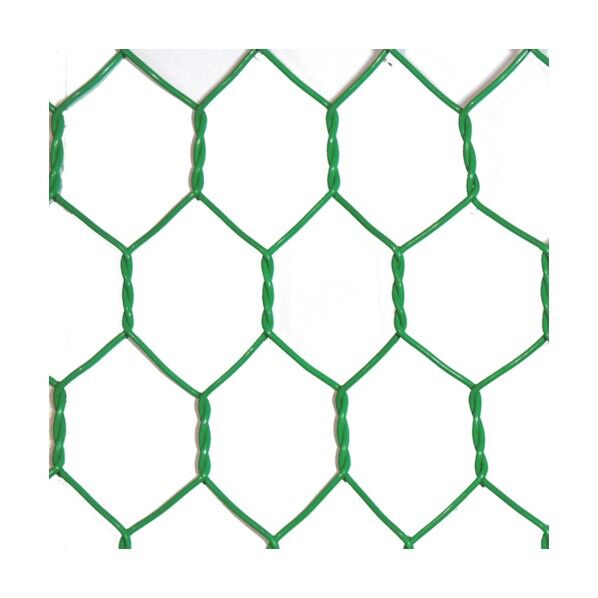 ビニール 亀甲金網 グリーン #16(1.5mm)x40mm / 910mmx30M 10160205 1巻