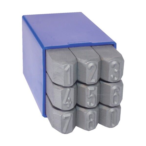 逆数字刻印セット スタンダード 0~9 2mm 10302000 1点