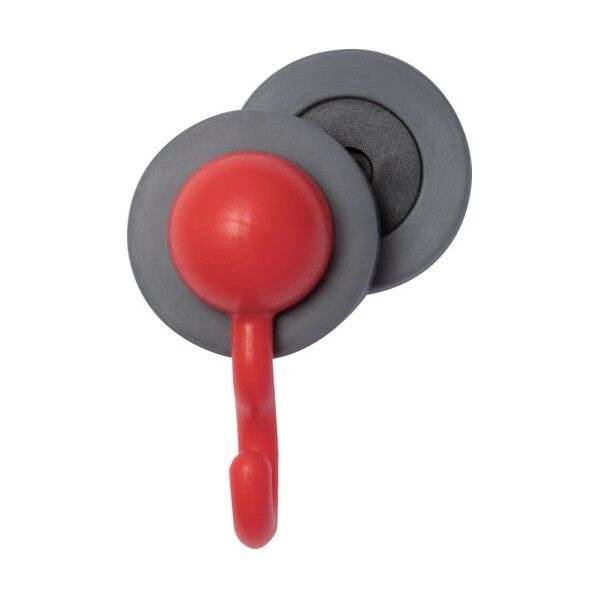 挟んで使うマグネット マグサンド jフック レッド 1-0269SAND-JR 1点