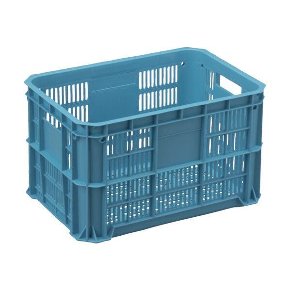 スタッキングコンテナー 104851 玉コン4型(2持手、4印刷面)ライトブルー 104851-BLL 1点