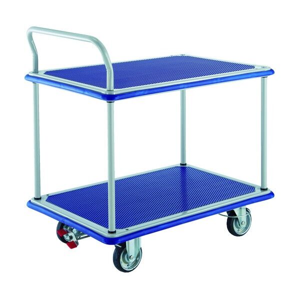 ドンキーカート (片袖2段タイプ・4輪リング式ストッパー付)