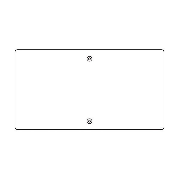 白無地標識 スチール