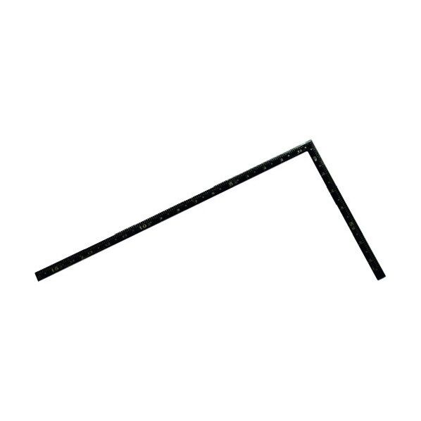 曲尺大工用裏面角目盛金目盛(さしがね) 黒色 1尺5寸 10758 1点