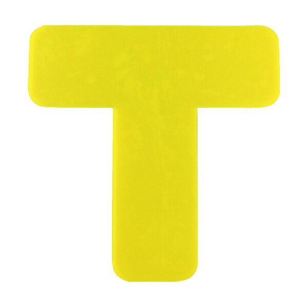 高耐久5Sフロア表示ステッカー T型タイプ