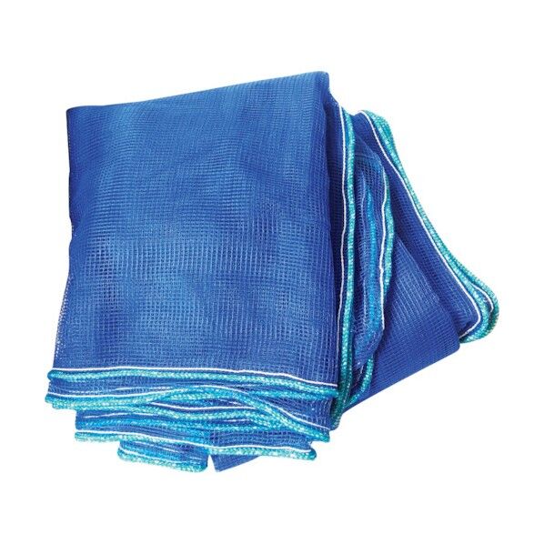 セーフラン安全用品 ゴミカバーネット(2x3m) 青 PE 全周オモリロープ 10866 1点...