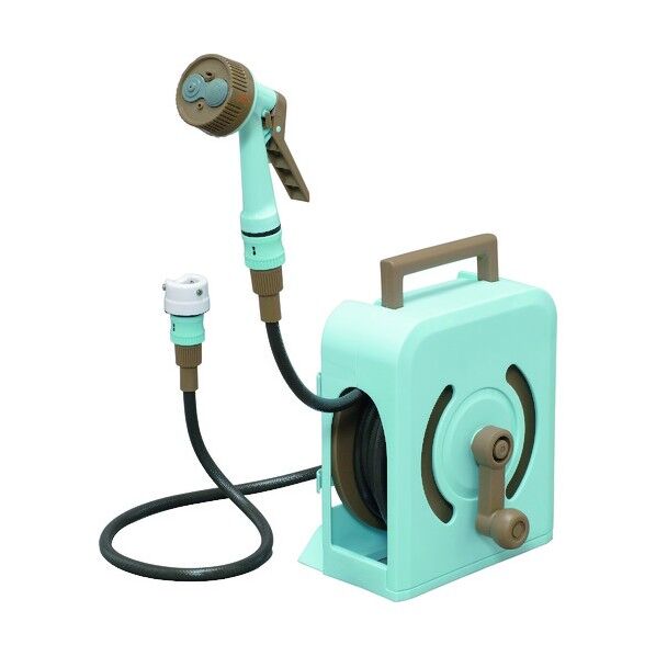 251463 フルカバーハンディホースリール 10M ライトブルー 10M-LB 1点