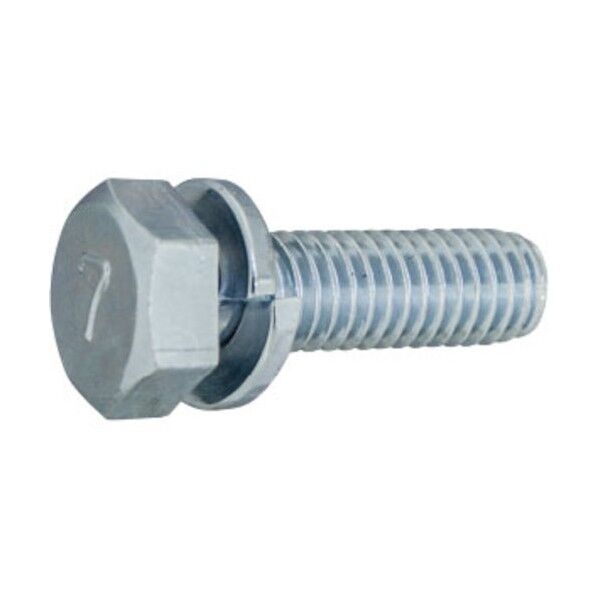 組込みねじ 7マーク トリーマ P＝2 三価ホワイト 鉄