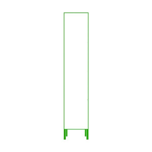 SL立看板 無地白板鉄板 25角鉄枠付 1400×275 1102190005 1台